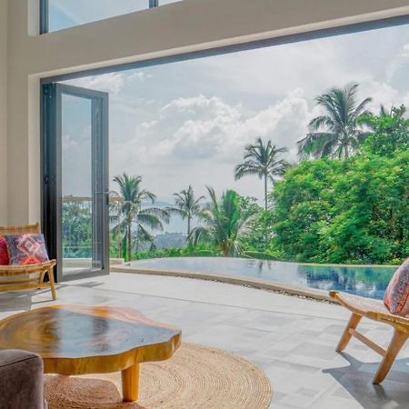 Phra Chan Villa 2Br - Infinity Pool & Sea View Pantai Chaweng Luaran gambar