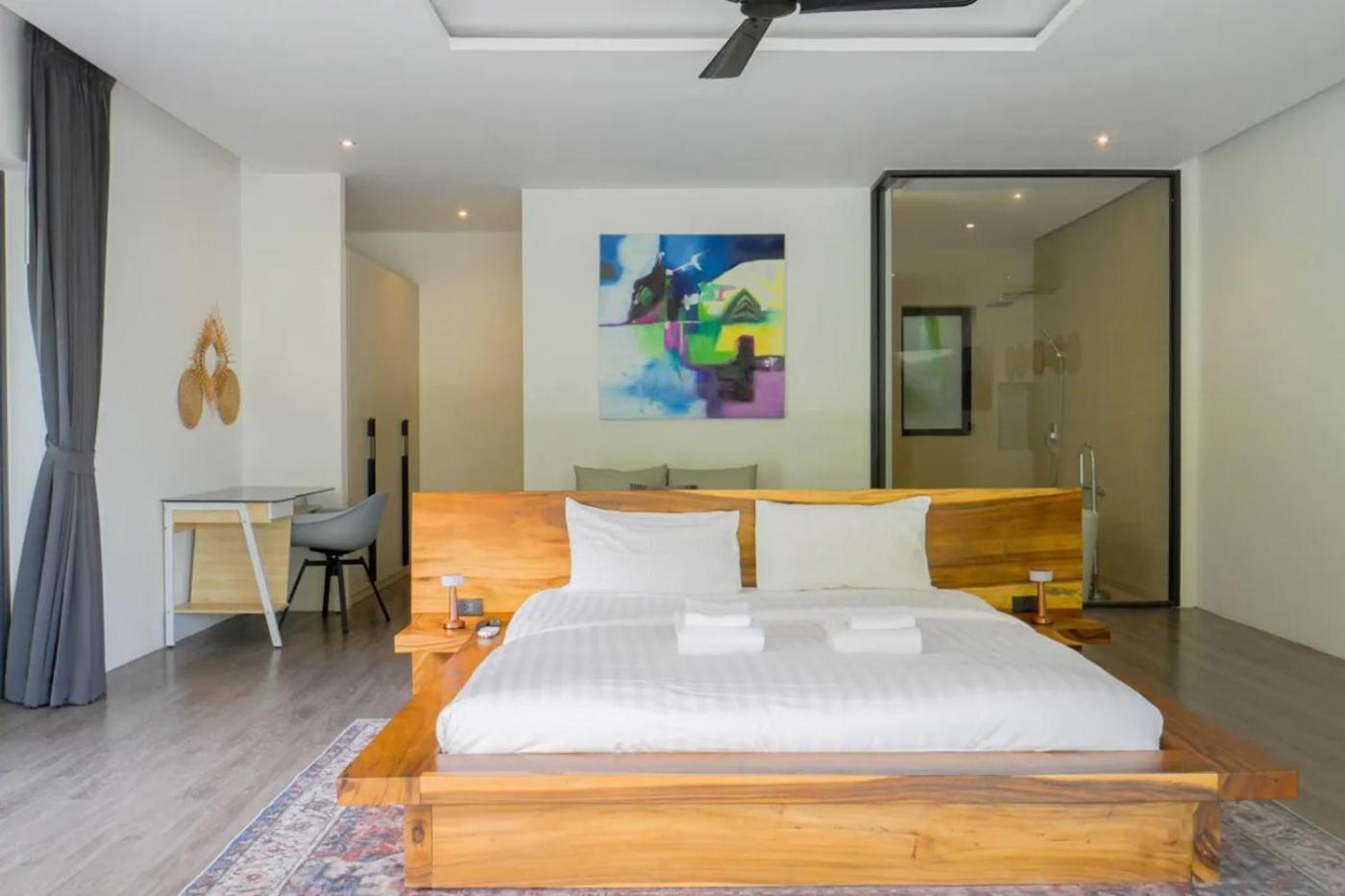 Phra Chan Villa 2Br - Infinity Pool & Sea View Pantai Chaweng Luaran gambar