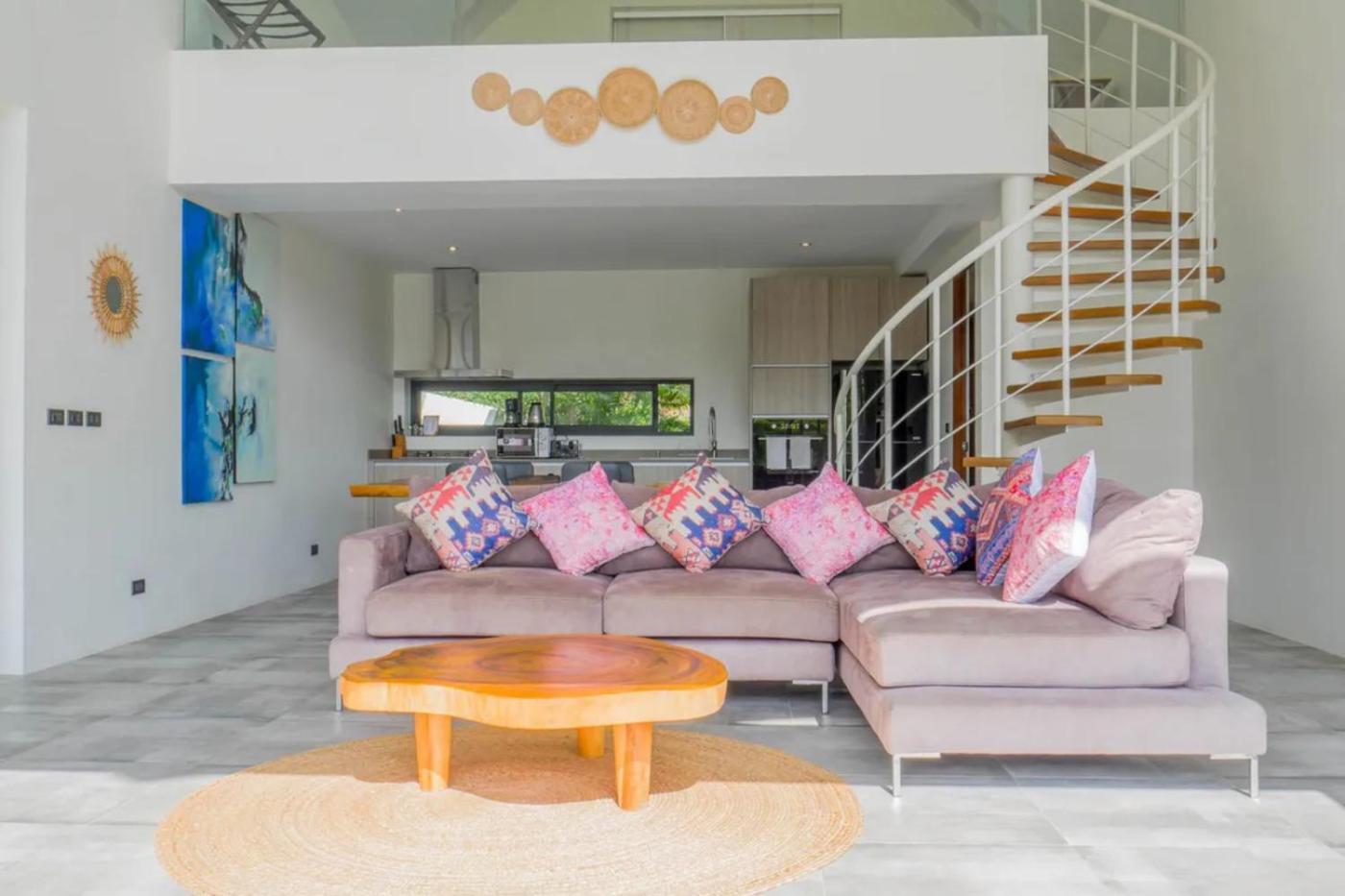 Phra Chan Villa 2Br - Infinity Pool & Sea View Pantai Chaweng Luaran gambar