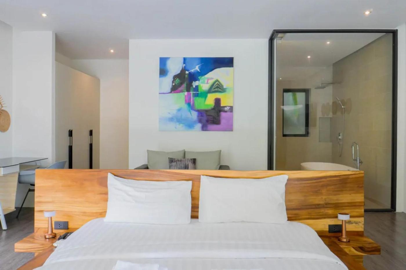 Phra Chan Villa 2Br - Infinity Pool & Sea View Pantai Chaweng Luaran gambar